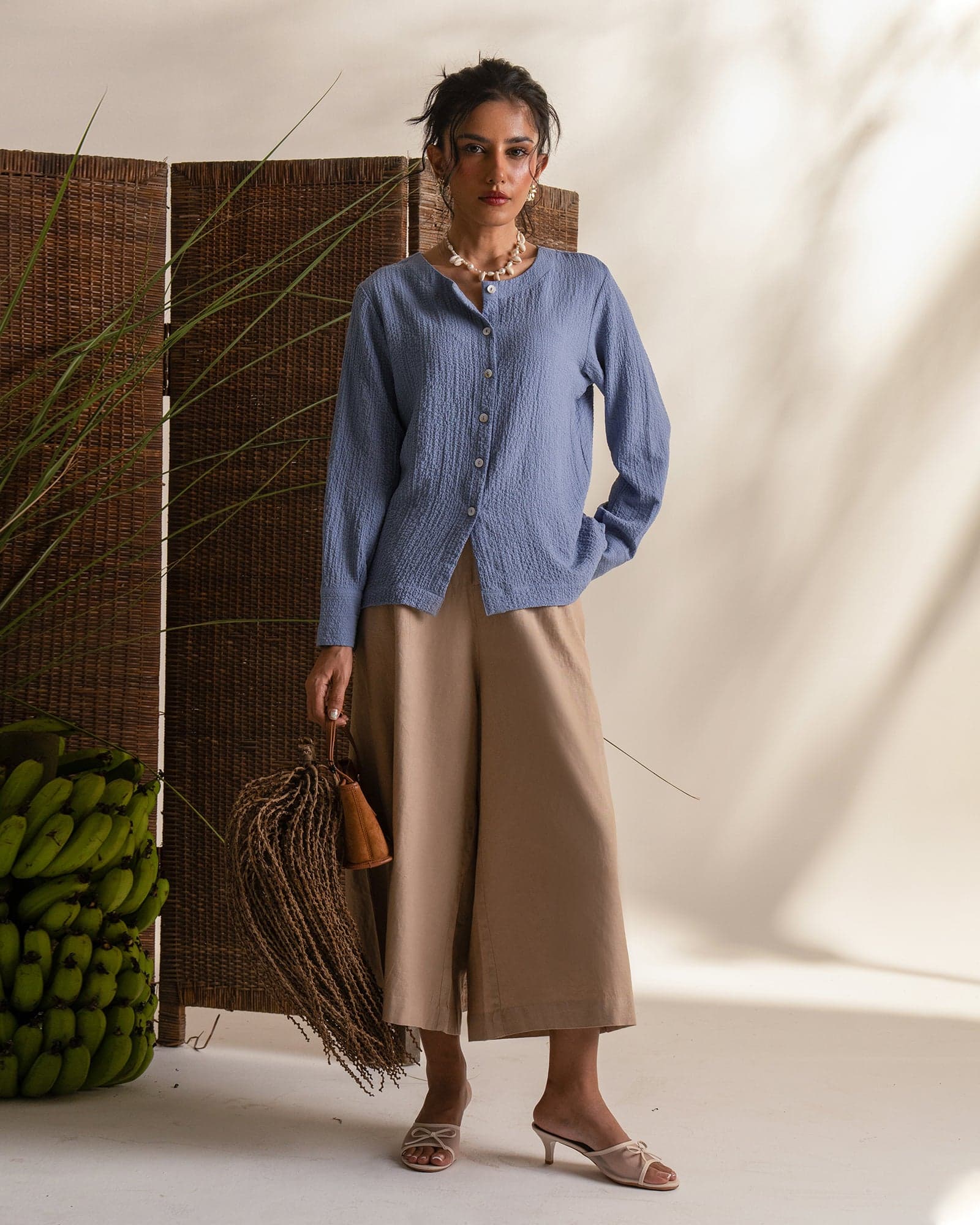 Women Button Down Top - Livour - Buy Now