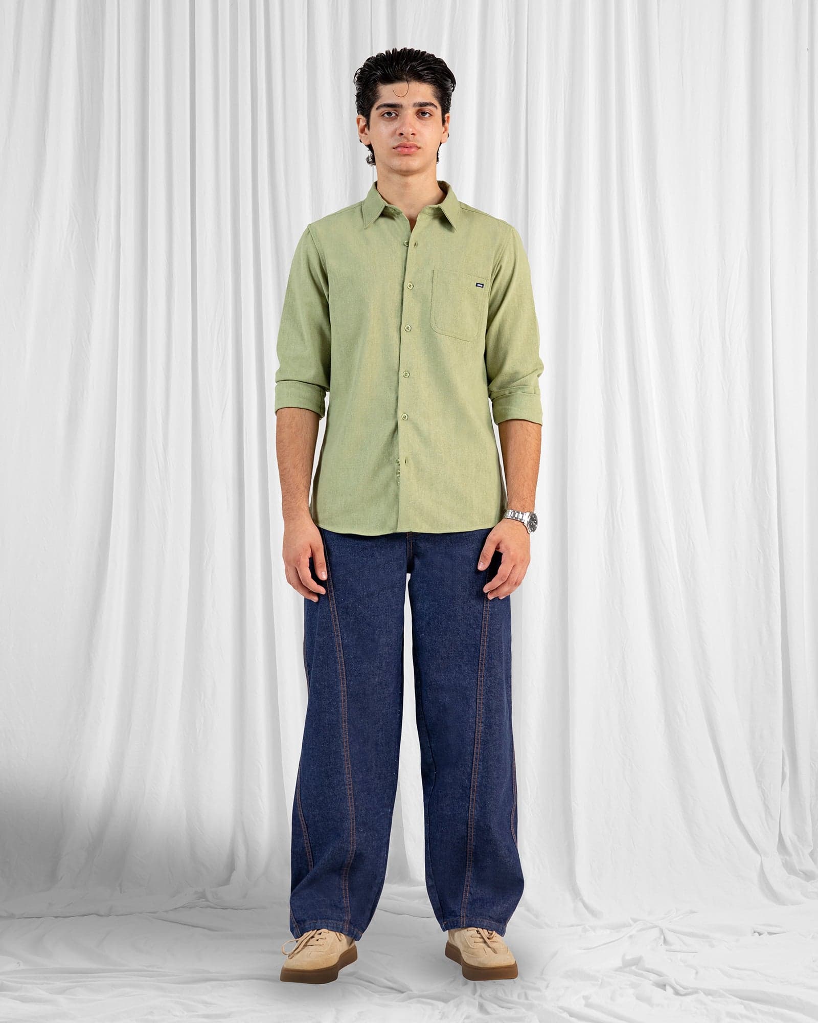 Men Regular Fit Casual Shirt - Livour - Buy Now